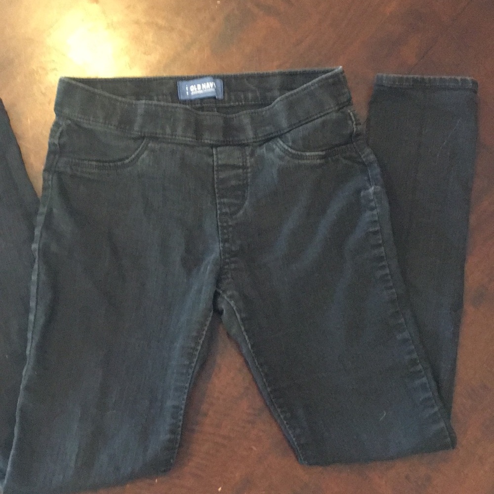 Denim leggings